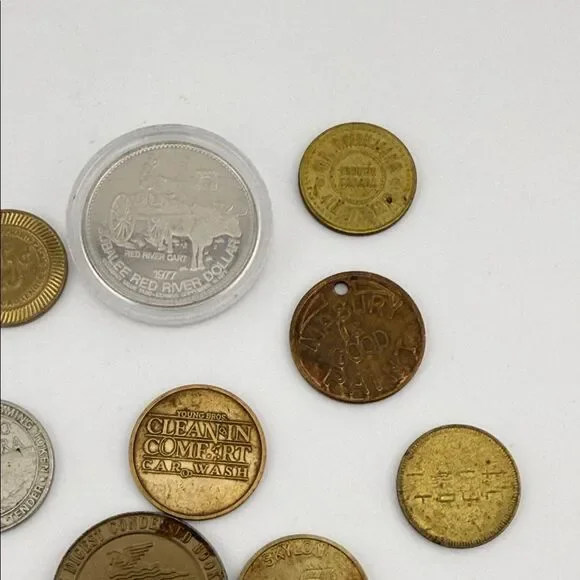 Assorted Vintage Token Coins Collection - Picture 5 of 7